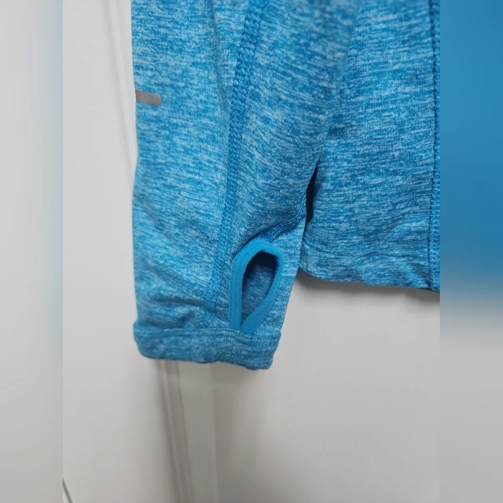 Nike Running Dri-Fit Blue Quarter-Zip.